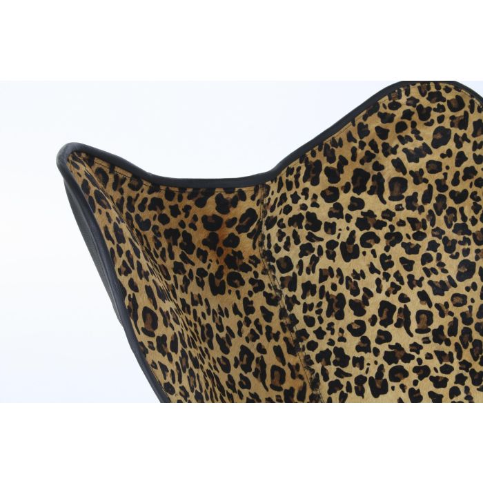 DKD Home Decor Silla Colonial Negro Marron Metal Piel 70 x 93 x 73 cm 2