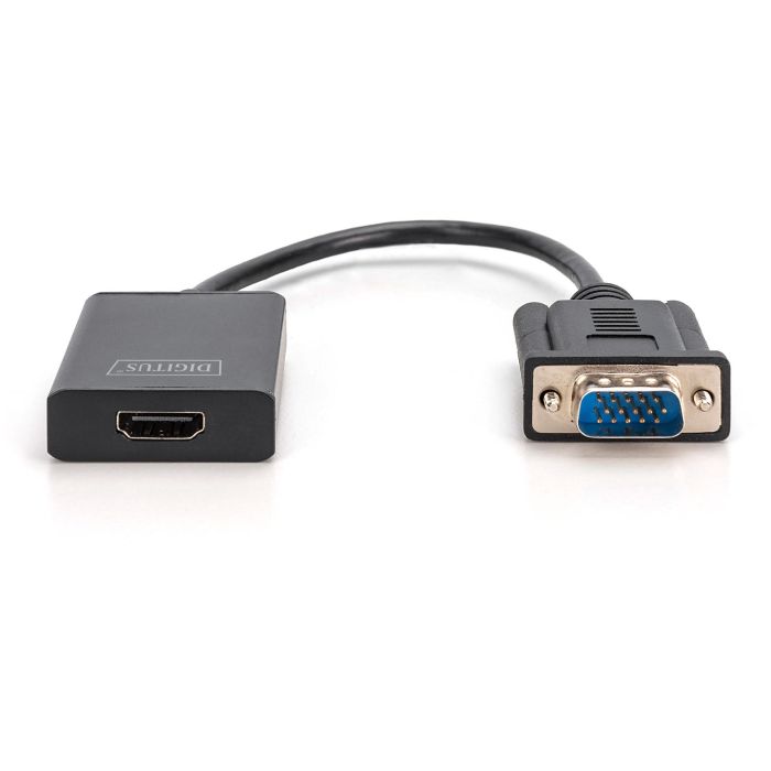 Digitus Convertidor VGA a HDMI Full HD 1080p Negro 1