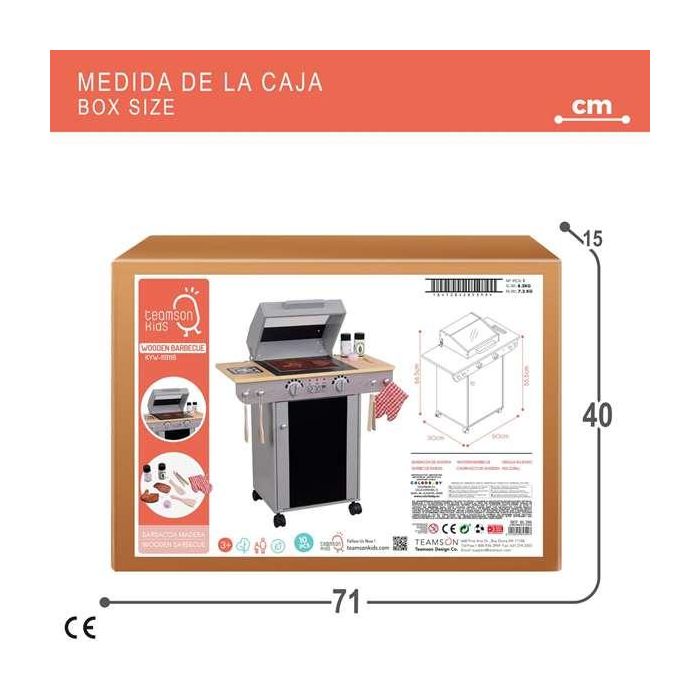 Cocina de Juguete Teamson BBQ 60 x 66,5 x 30 cm 14