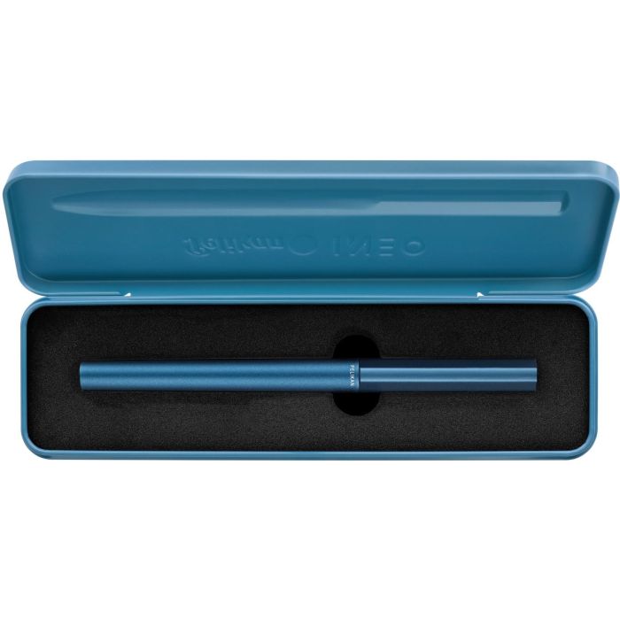 Pelikan Füllhalter Ineo Element P6 Metall-Etui Petrol-Blau 6