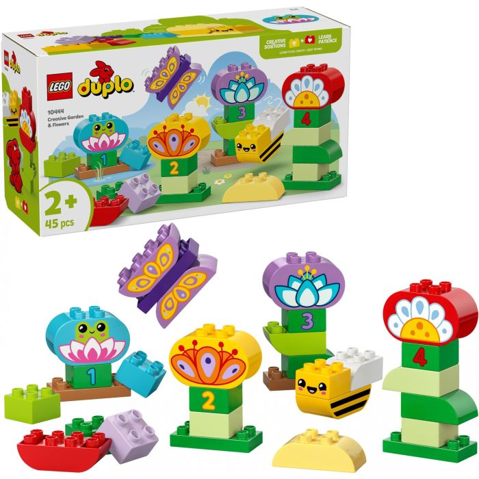 LEGO 10444 DUPLO Mi Ciudad Jardín y Flores Creativas | Juguete de Construcción para Apilar con 45 Ladrillos para Niños +2 años 10 LEGO 10444 DUPLO Mi Ciudad Jardín y Flores Creativas | Juguete de Construcción para Apilar con 45 Ladrillos para Niños +2 años 10