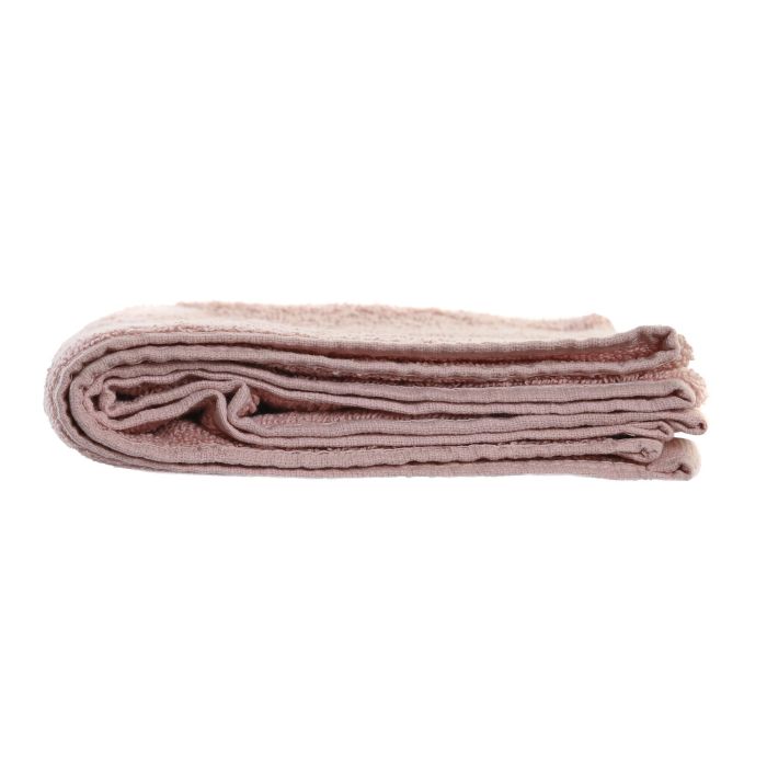 Alfombra de baño DKD Home Decor 600 gsm Algodón Rosa claro (80 x 50 x 1 cm) 1