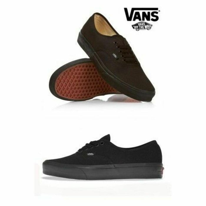 Zapatillas Casual Niño Vans Negro Europeo 15 Zapatillas Casual Niño Vans Negro Europeo 15