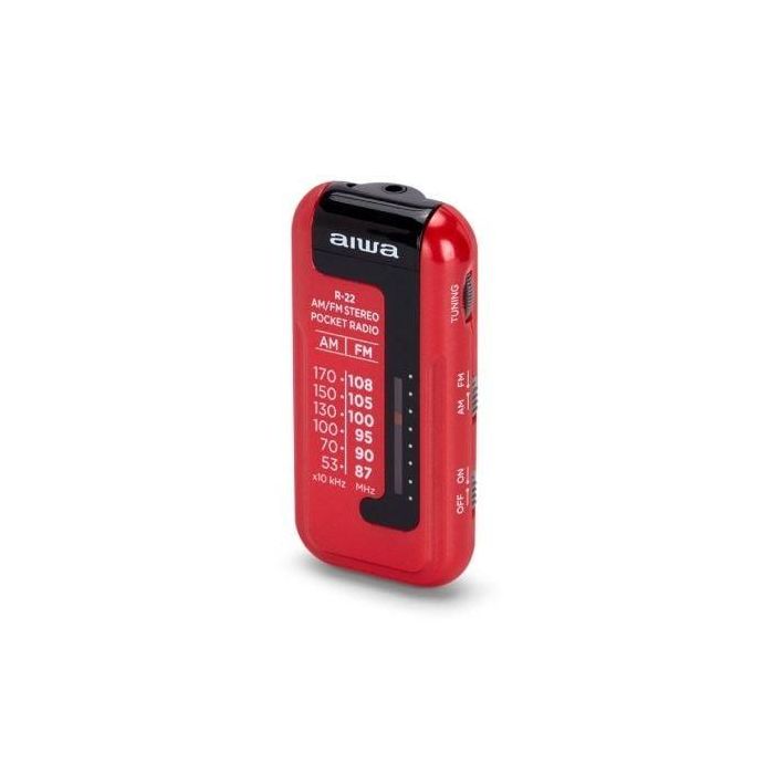 Radio Portátil Aiwa R22RD Rojo 3