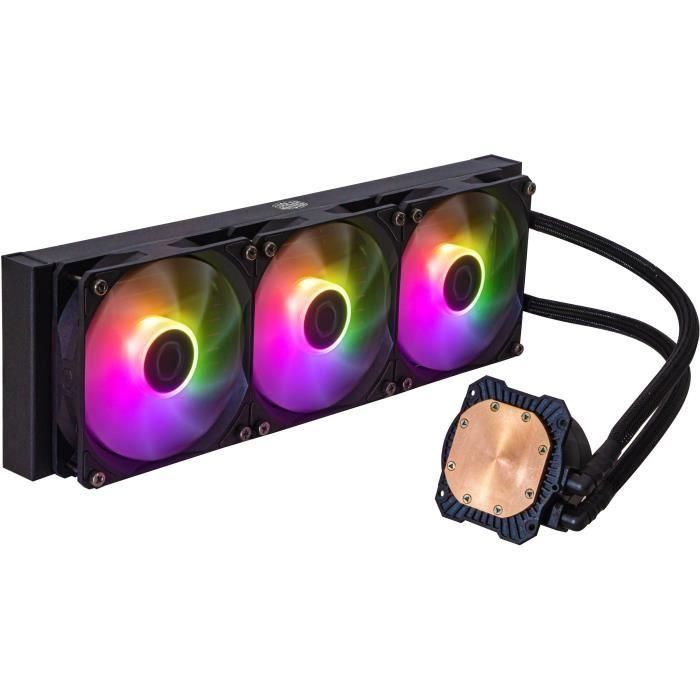 Cooler Master MasterLiquid 360L Core ARGB Carcasa del ordenador, Procesador Kit de refrigeración líquida 12 cm Negro
