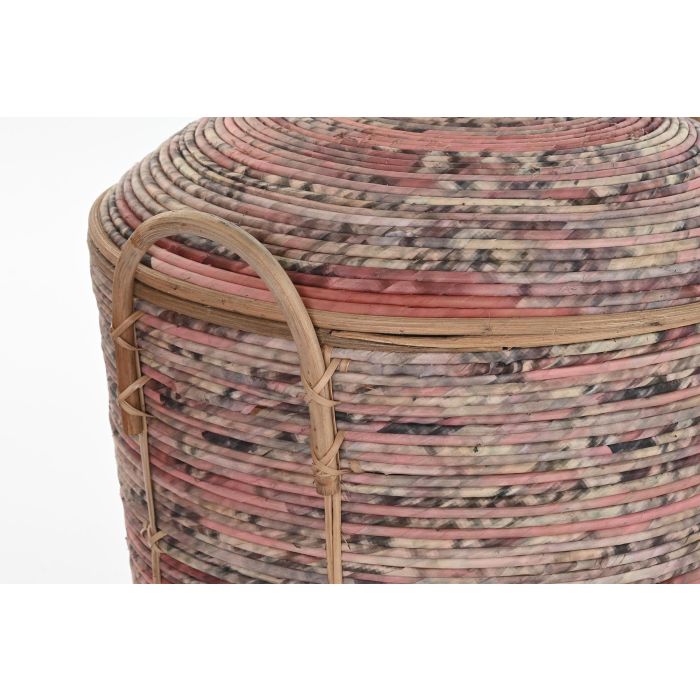 Cesta Boho DKD Home Decor Melocoton Natural 51 x 67 x 51 cm Set de 3 1 Cesta Boho DKD Home Decor Melocoton Natural 51 x 67 x 51 cm Set de 3 1