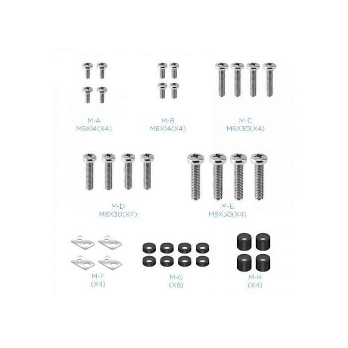 Tooq Soporte de Pared TV LP6270TN-B para Pantallas de 37 a 70 Pulgadas, VESA 200x200 a 600x400, Inclinación y Giro Ajustable, Compatible con Curvas, Negro