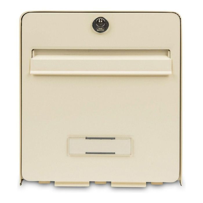 Burg Wachter Buzón de correo 2 puertas de acero galvanizado prelacado Beige claro resistente a la corrosión y con portaetiquetas anti-UV Burg Wachter Buzón de correo 2 puertas de acero galvanizado prelacado Beige claro resistente a la corrosión y con portaetiquetas anti-UV