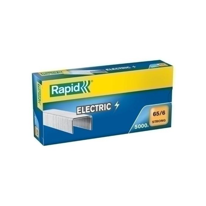 Grapas Rapid Strong 65/6Mm. Galvanizadas Caja De 5000 (Set de 5)