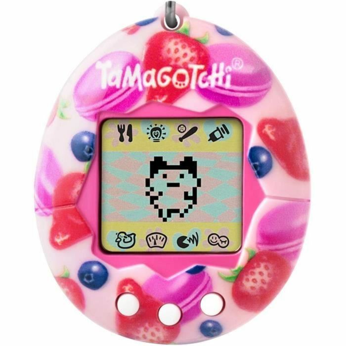 Tamagotchi - BANDAI - Original Tamagotchi - Berry Delicious - mascota electrónica virtual con pantalla a color, 3 botones y juegos 3