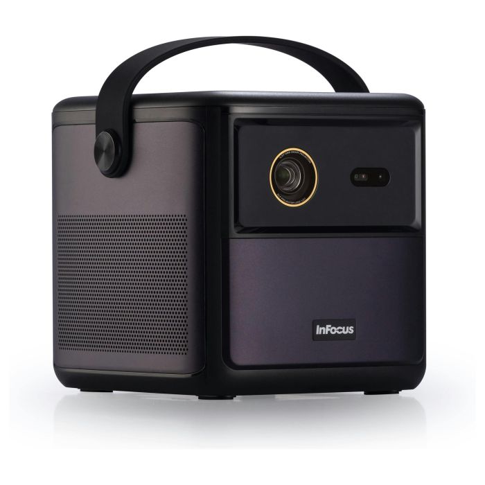 InFocus Crusader Challenger IN3008SL Proyector LED Full HD 1080p 350 Lúmenes Portátil con Batería Android TV Smart, WiFi, Bluetooth, 3D, HDR10, 43-130", Color Púrpura 11