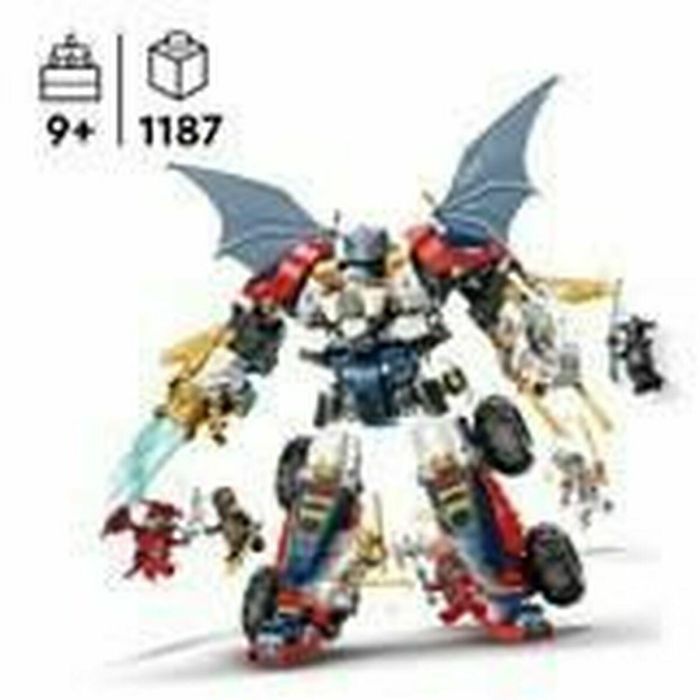 LEGO 71794 Ninjago Meca Ultra Combo de Zane Juego de Construcción con 1187 Piezas para Niños a partir de 9 Años 5
