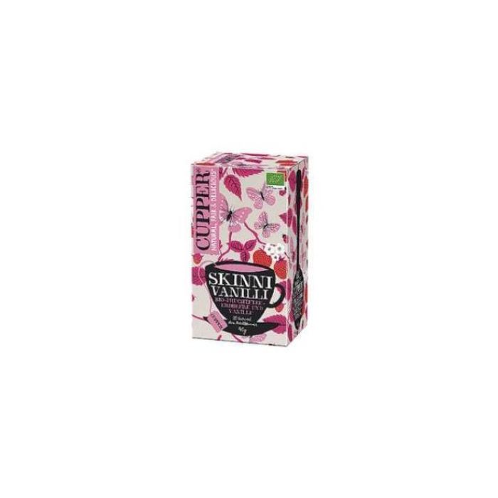CUPPER Infusión Fresa y Vainilla Bio Vegana 20 Bolsitas