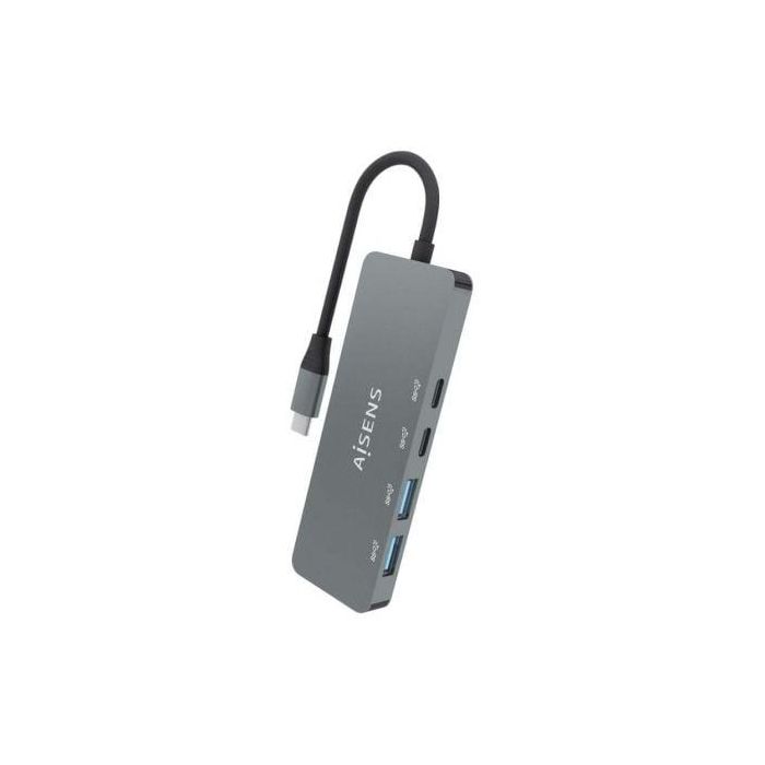Hub USB Tipo-C Aisens A109-0694/ 2xUSB/ 2xUSB Tipo-C/ Gris 2 Hub USB Tipo-C Aisens A109-0694/ 2xUSB/ 2xUSB Tipo-C/ Gris 2