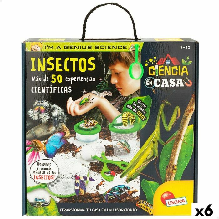 Juego de Ciencia Lisciani Insectos ES (6 Unidades) Juego de Ciencia Lisciani Insectos ES (6 Unidades)