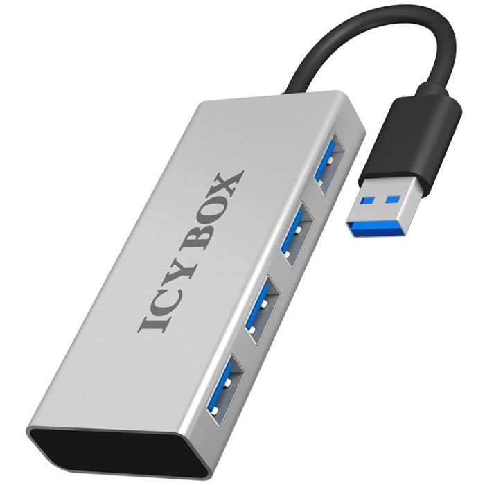 ICY BOX IB-AC6104 Hub USB 3.0 de 4 puertos