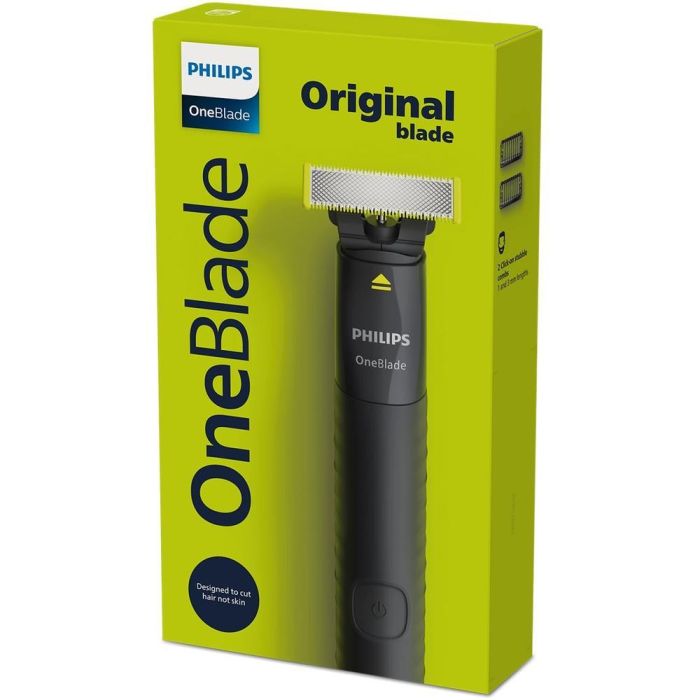 Philips OneBlade QP1424/10 Cortapelos Recortador y Afeitadora, Apto para Barba y Cuerpo, Uso en Seco o Húmedo, 30 min Autonomía 1