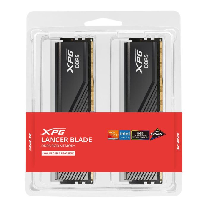 A-DATA XPG Lancer Blade DDR5 64GB (2x32GB) 6000MHz CL30 ARGB - AX5U6000C3032G-DTLAB 1 A-DATA XPG Lancer Blade DDR5 64GB (2x32GB) 6000MHz CL30 ARGB - AX5U6000C3032G-DTLAB 1