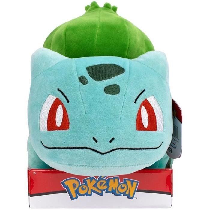 Peluche - BANDAI - Pokémon Bulbasaur - 30 cm, pura suavidad y ternura Peluche - BANDAI - Pokémon Bulbasaur - 30 cm, pura suavidad y ternura