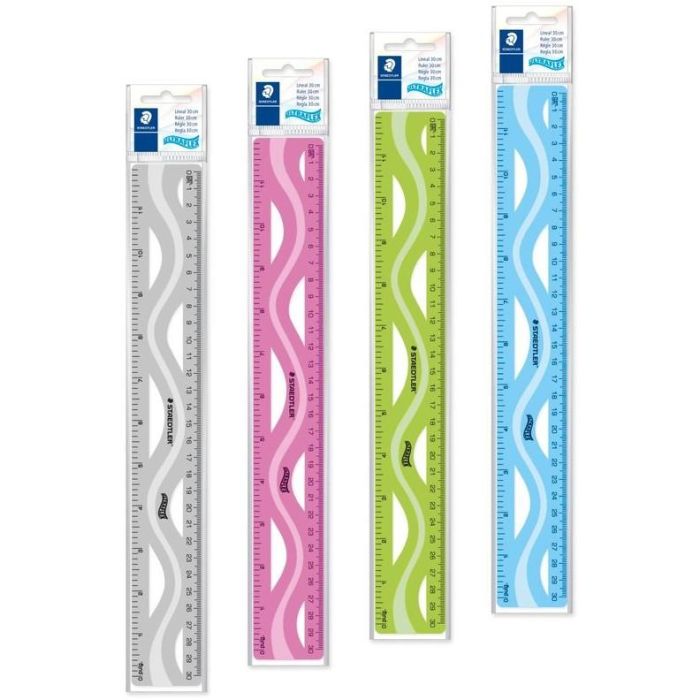 STAEDTLER Lineal 30 cm Ultraflex Colores Surtidos