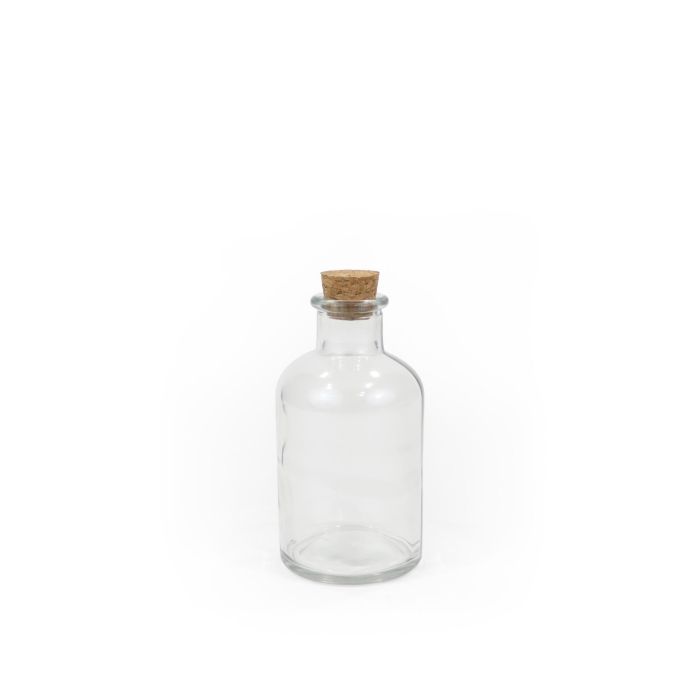 La Mediterranea Botella Frasca Redonda 250 ml con Tapa de Corcho (36 Unidades) 1