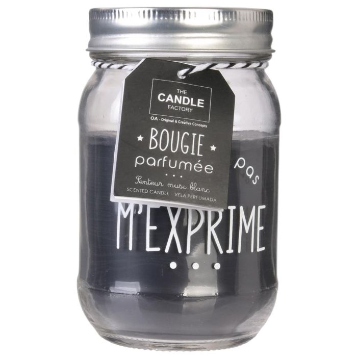 Home Deco Factory Tarro Con Vela Perfumada Bordélique Dealeuse M'exprime Specimen Almizcle Blanco Vainilla 1