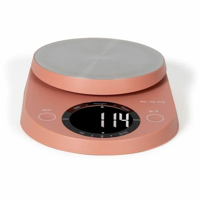Livoo DOM493T Báscula de Cocina Electrónica Digital, ideal para pesar alimentos e ingredientes, color Terracota 5