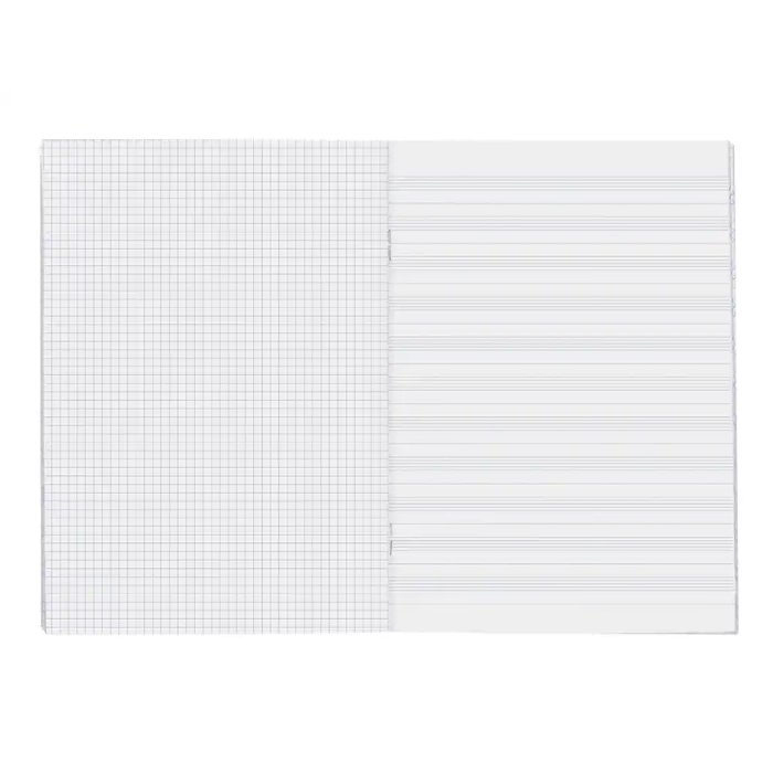 Liderpapel Bloc Música y Canto Din A4, Pentagrama 2mm, Cuadricula 5mm, 24 Hojas 100 g/m2 6