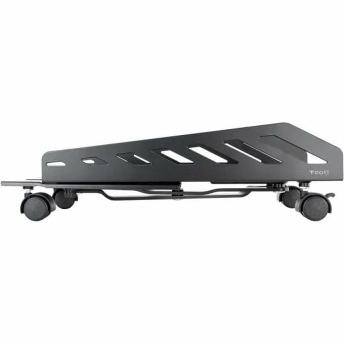 TOOQ SOPORTE METALICO PARA CPU DE SUELO CON RUEDAS BAJO 4