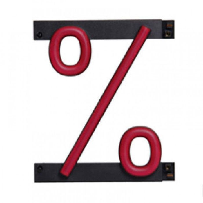 Signo LED Neon % Ancho 128Mm Alto 161Mm Fondo 38Mm - - 2 Signo LED Neon % Ancho 128Mm Alto 161Mm Fondo 38Mm - - 2