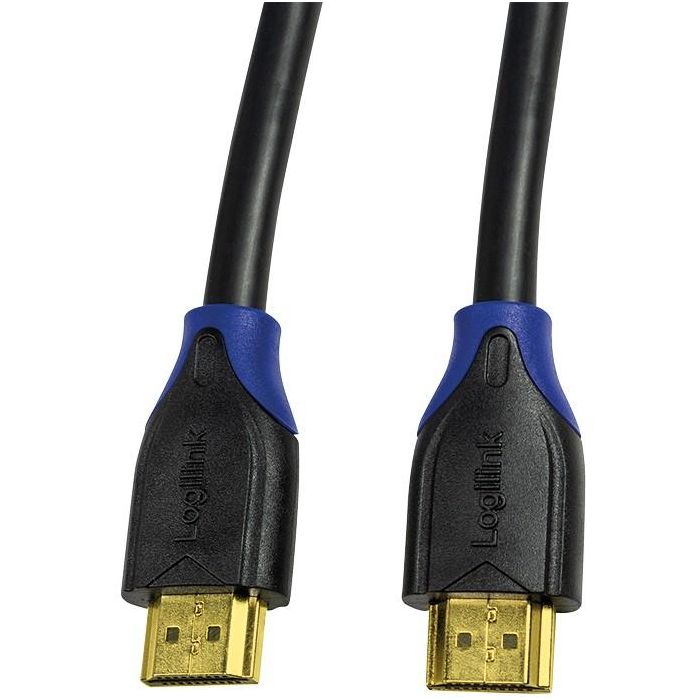 Logilink Cable HDMI 2.0 con Ethernet 10m, 4K/60Hz, Ultra HD, Negro 1
