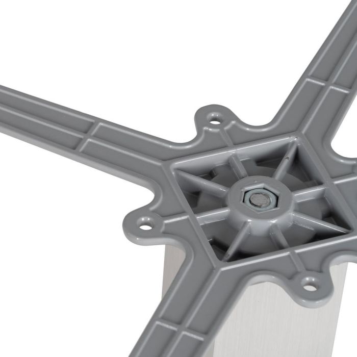 Patas para Mesa Cromo Aluminio Salón 45 X 45 X 72 cm