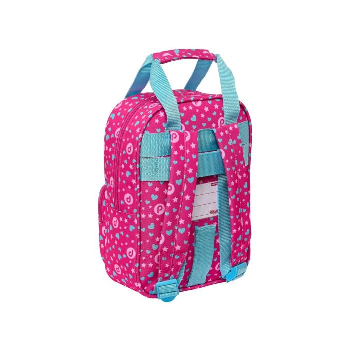 Mochila Escolar Pinypon Azul Rosa 20 x 28 x 8 cm 1