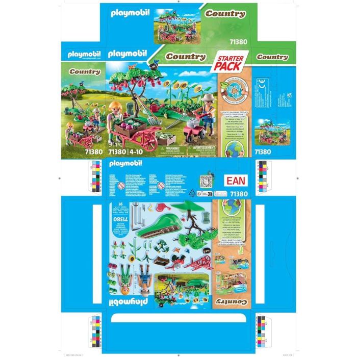 Playmobil Starter Pack Huerto con Figuras y Accesorios de Jardinería, Ideal para Niños 2