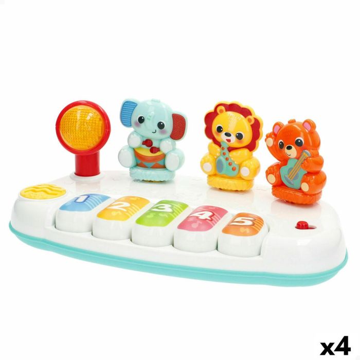 Piano de juguete Winfun 26 x 11 x 15 cm (4 Unidades) Piano de juguete Winfun 26 x 11 x 15 cm (4 Unidades)