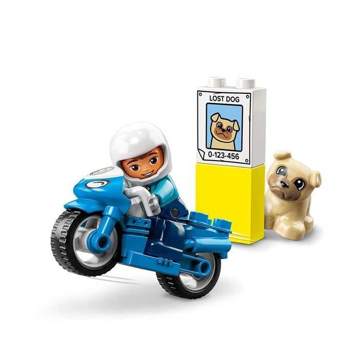 Juego de construccion rescate moto de policia lego duplo 3 Juego de construccion rescate moto de policia lego duplo 3