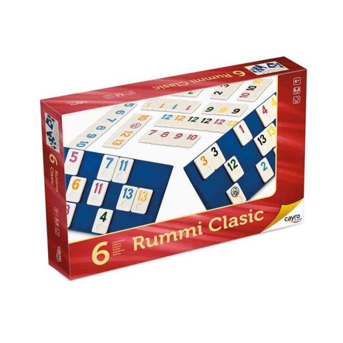 Cayro Juego Rummi Clasic 6 Jugadores 35x26x6 cm 7 Cayro Juego Rummi Clasic 6 Jugadores 35x26x6 cm 7