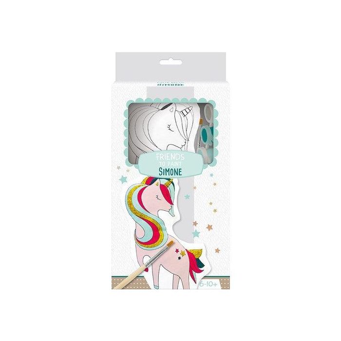 Set De Pintura Avenue Mandarine Animal De Tela Para Colorear Unicornio (6-10 Años)