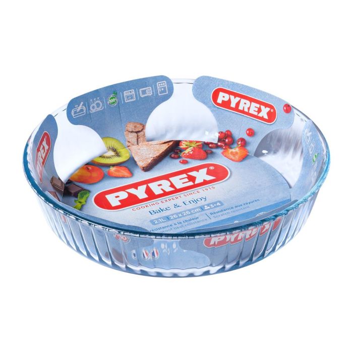 Molde Tarta Ondulado Horno Boro Cook&Enjoy Pyrex 27x27x6 cm 1