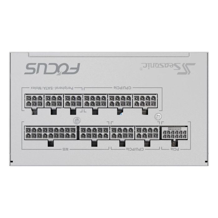 Seasonic FOCUS-GX-1000-V4-WHITE Fuente de Alimentación ATX 3.1 1000W 80+ Gold Blanca 2