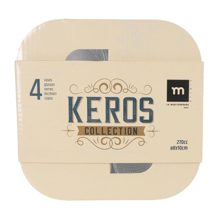 Set 4 Vasos "Keros" 270Cc Md (12 Cajas) 4