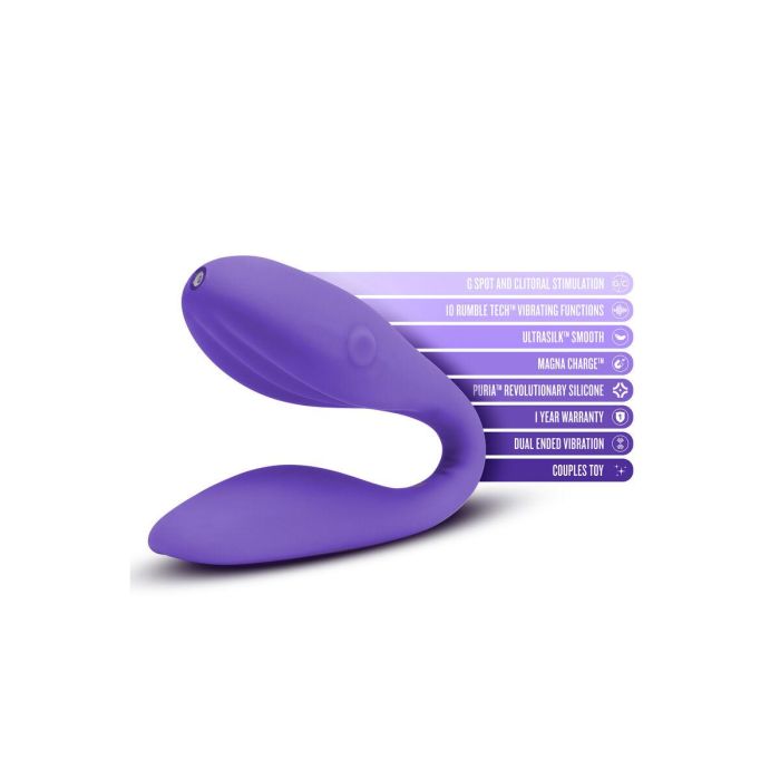Vibrador para Parejas Blush Wellness Morado 7 Vibrador para Parejas Blush Wellness Morado 7