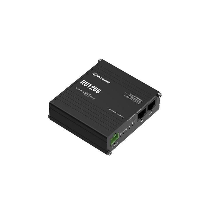 Teltonika Networks RUT206 Router Industrial LTE 4G Cat.4 hasta 150Mbps Dual LAN Wi-Fi 2.4GHz RMS