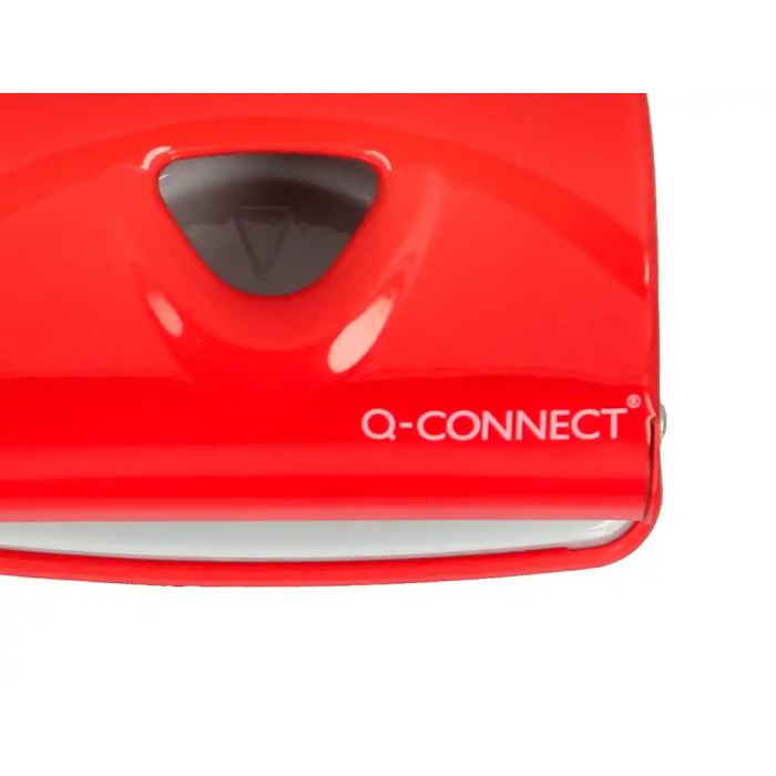 Q-connect KF14219 Taladrador Rojo Capacidad 20 Hojas Base Metálica 4