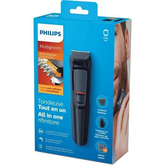 Afeitadora Philips Multigroom Series 3000 mg3710 2 Afeitadora Philips Multigroom Series 3000 mg3710 2