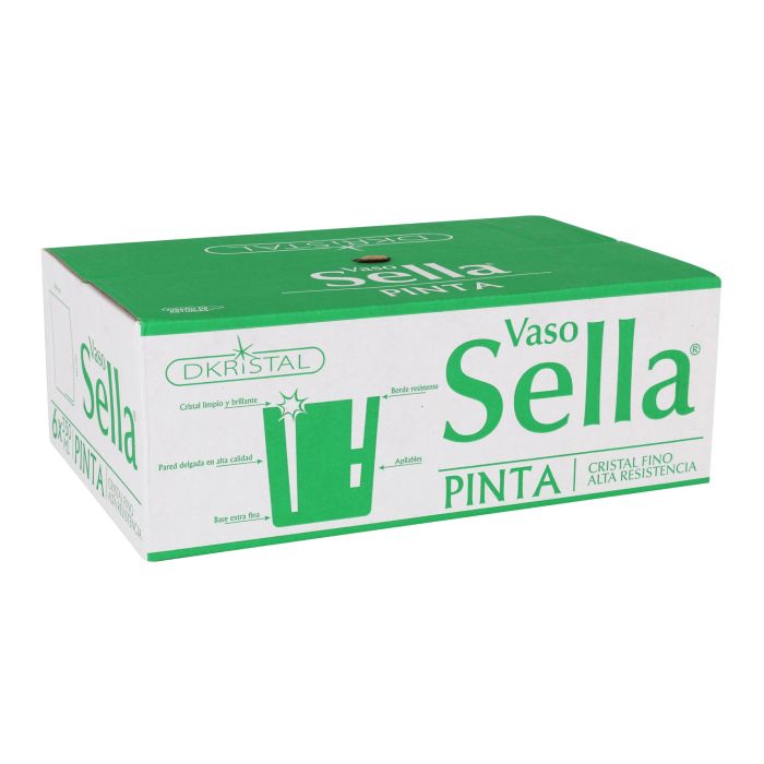 Inde Set de 6 Vasos Pinta Sella de 350 ml (8 Cajas) 5
