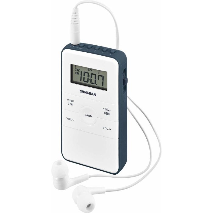 Radio Portátil Sangean DT-140 Azul Blanco 8