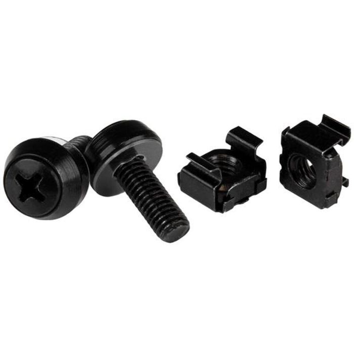 Tornillos + Tuercas para Armario Rack Startech CABSCREWM6B Tornillos + Tuercas para Armario Rack Startech CABSCREWM6B