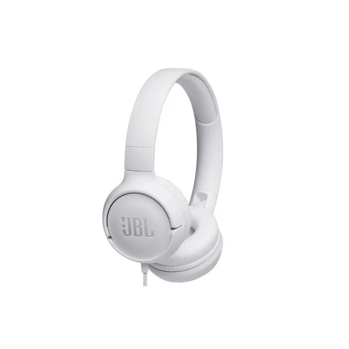 JBL Auriculares Tune 500 con Micrófono Jack 3.5 Blancos JBLT500WHT