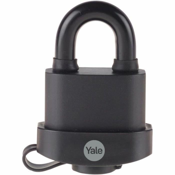 Candado de llave Yale Rectangular Negro 0 Candado de llave Yale Rectangular Negro 0